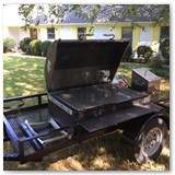 4ft gas grill with deep fryer
(550 degrees in less than 3 minutes)