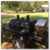 4ft gas grill with deep fryer
(550 degrees in less than 3 minutes)