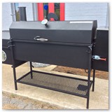 60" Reverse Flow Smoker with Optional Pellet Augur