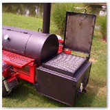 9' x 24" hog cooker and pig roasters w/ grill griddle option