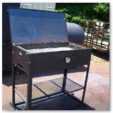 Heavy duty charcoal grills
(Available on or off trailer)