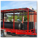 Options section-roof and lift-up weather panels available on all trailers